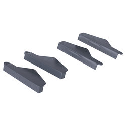 Plastic step side element